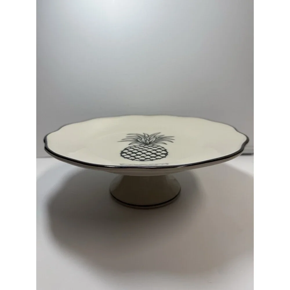 Southern Hospitality Williamsburg Andrea By Sadek Raised Pineapple Platter New